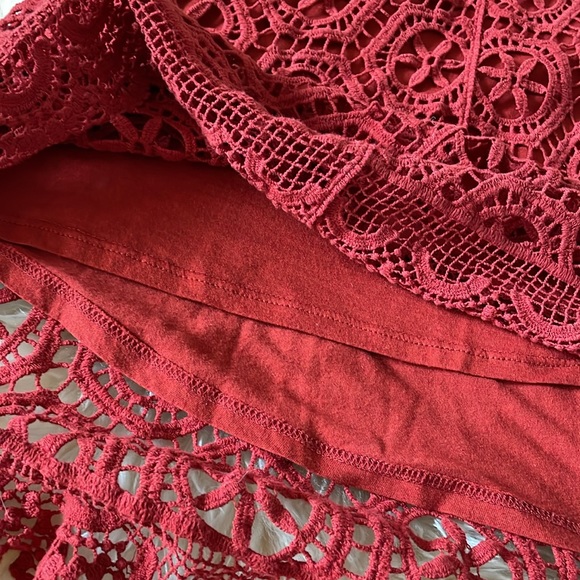 Ella Moss/Anthro crochet skirt - Picture 3 of 5